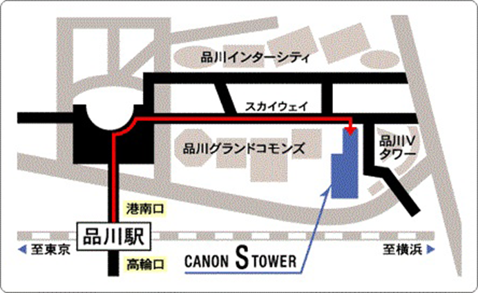 キヤノンSタワー案内図